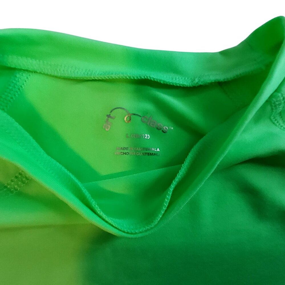 Cat & Jack Boys Long Sleeve Green Shirt L (10/12) Polyester Left chest pocket - Picture 4 of 8